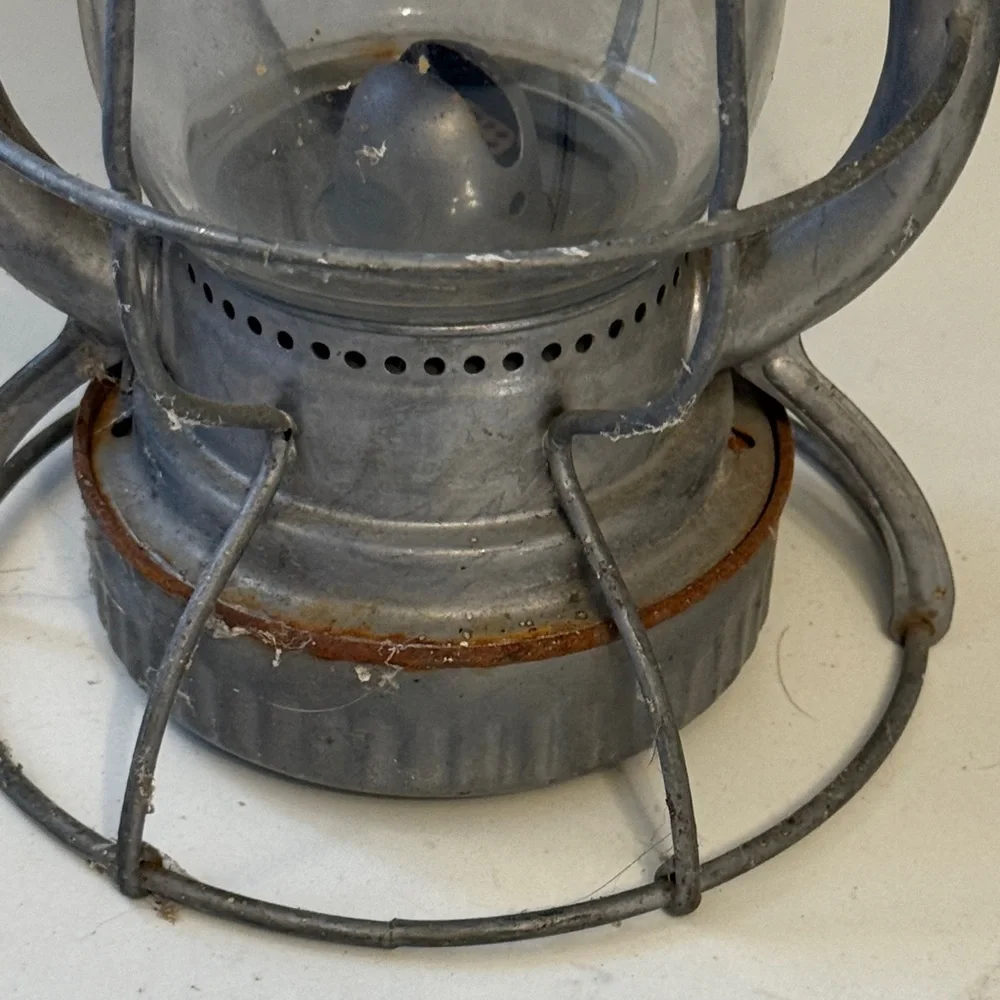 Vintage Dietz Vesta Railroad Lantern - New York USA - Industrial Decor